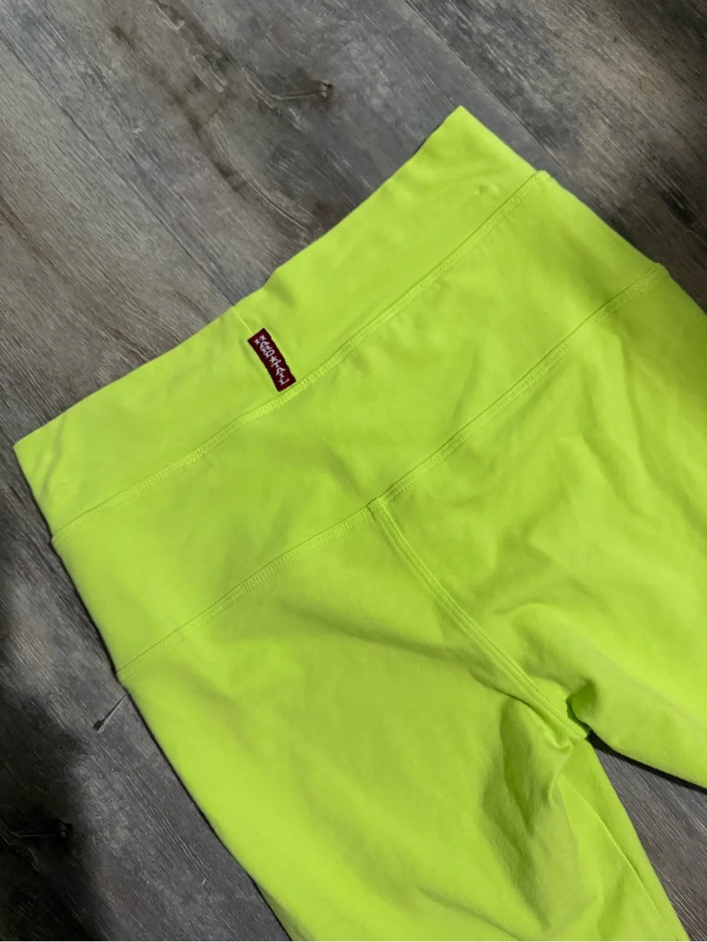 Hard Tail Kids Neon Lime Leggings